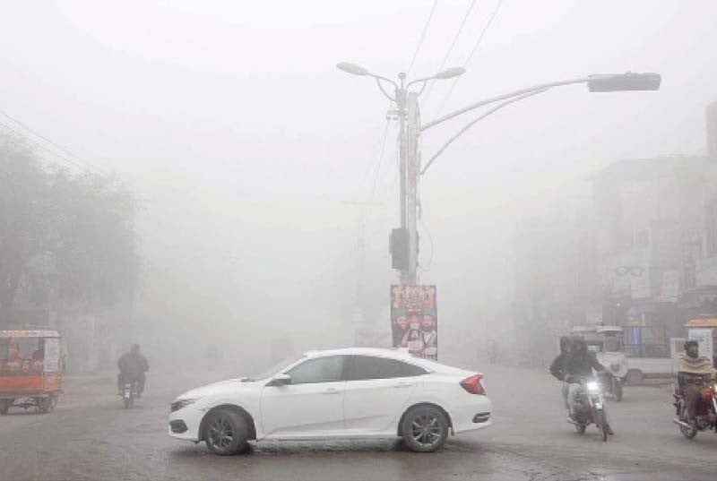 the fog caused delays in the movement of public transport while motorists were seen moving at a snail s pace as well photos app