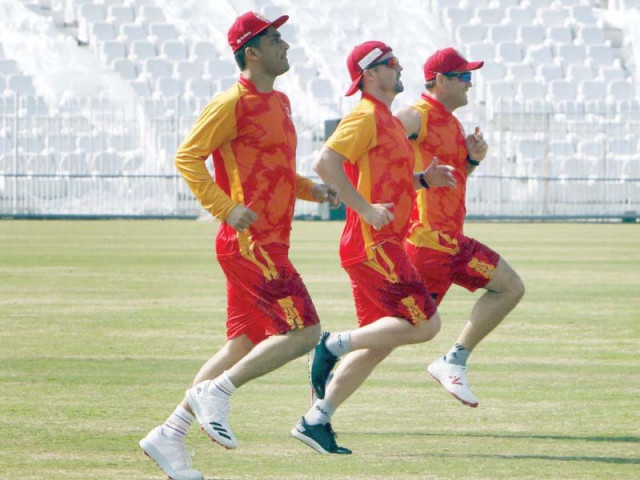 islamabad united players during a practice session ahead of their psl 20 match against the quetta gladiators scheduled for february 27 at the rawalpindi cricket stadium photo online islamabad united players during a practice session ahead of their psl 20 match against the quetta gladiators scheduled for february 27 at the rawalpindi cricket stadium photo online
