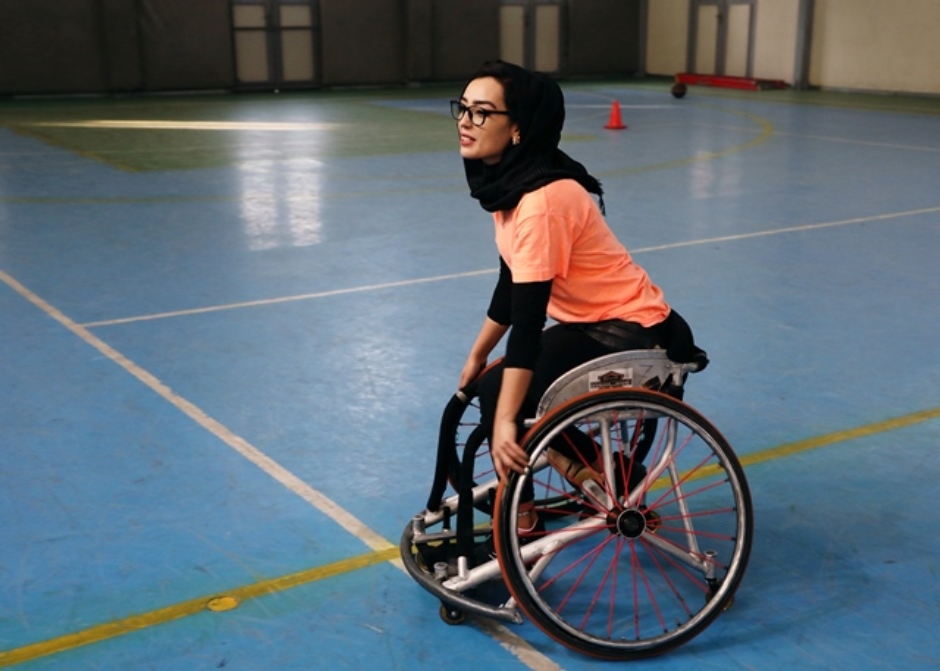 bayat now 26 suffered a spinal cord injury at the age of two when a rocket hit her house killing her brother her injury limited her ability to run or jump but has not deterred her from studying getting a job and pursuing her love of basketball photo reuters