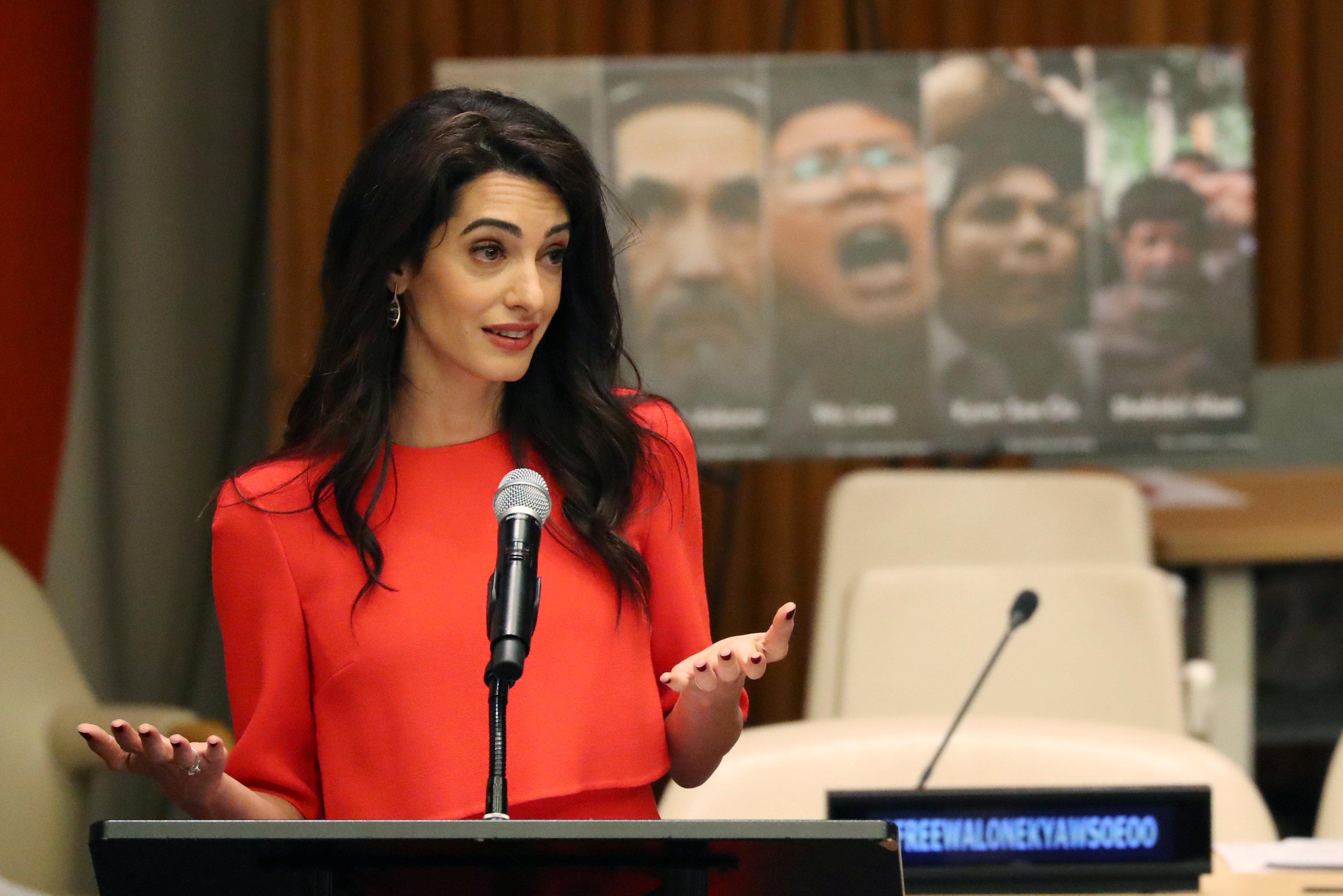 amal clooney to fight for rohingya at un court
