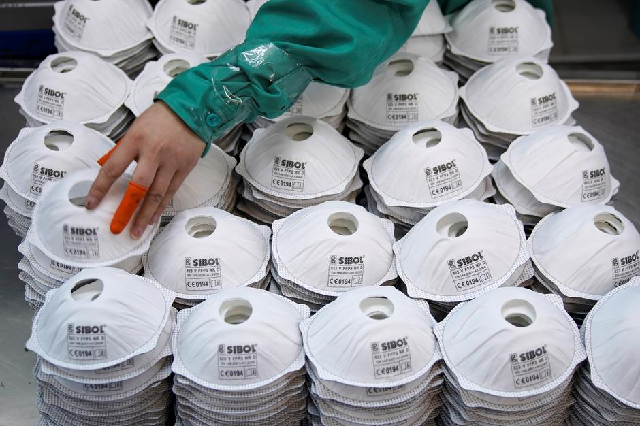 health services karachi division takes notice of the shortage of protection masks photo reuters health services karachi division takes notice of the shortage of protection masks photo reuters