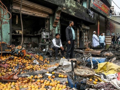 tensions high in delhi as death toll from sectarian riots rises to 38 tensions high in delhi as death toll from sectarian riots rises to 38