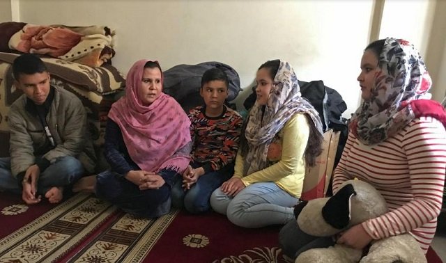 nasima 2nd l 45 shares how lost her husband in the bomb blast as she sits with her children in their home in kabul afghanistan february 27 2020 photo reuters