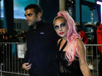 lady gaga is apparently head over heels for her new beau