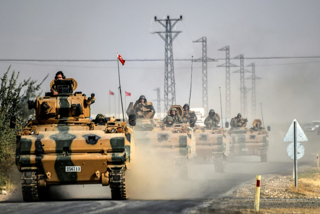 turkey first intervened in syria in 2016 photo afp