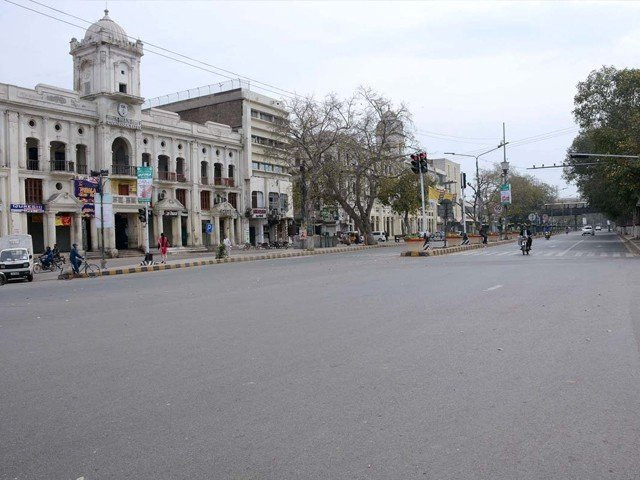 lahore under lockdown amongst record breaking covid 19 cases reported photo file