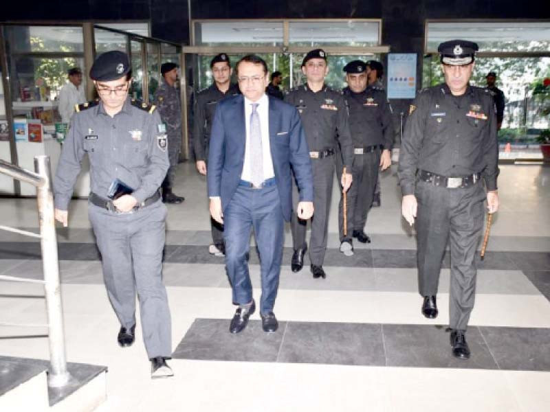 top officials of the federal board of revenue and customs department head for a meeting photo express