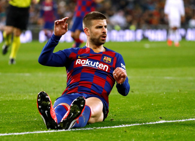 catalans went into the game with a two point lead over real in la liga but now find themselves trailing their arch rivals photo reuters