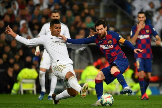 victory put los blancos one point clear at the top of the table photo afp victory put los blancos one point clear at the top of the table photo afp