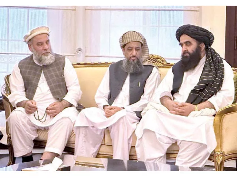 jui pakistan ameer maulana hamidul haq haqqani meets acting afghan fm amir muttaqi photo online jui pakistan ameer maulana hamidul haq haqqani meets acting afghan fm amir muttaqi photo online