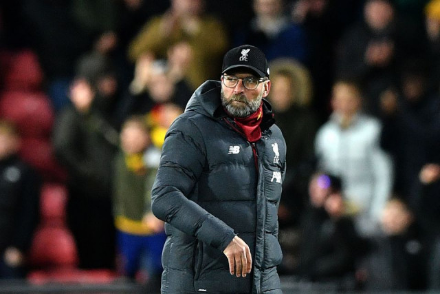 saturday 039 s shock 3 0 loss at vicarage road ended the red s 44 match undefeated run in the top flight photo afp saturday 039 s shock 3 0 loss at vicarage road ended the red s 44 match undefeated run in the top flight photo afp