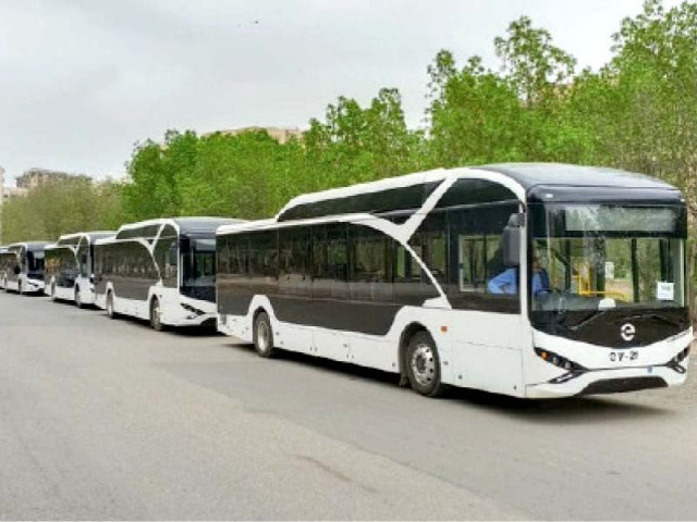 new electric bus route launched says sharjeel new electric bus route launched says sharjeel