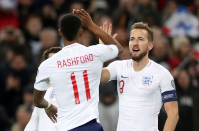 southgate hopeful on kane rashford fitness as england draw belgium in nations league
