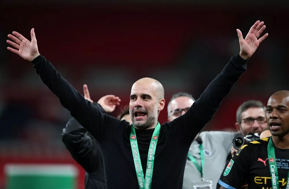 pep has now won 29 trophies in his managerial career after similarly successful spells at barcelona and bayern photo afp pep has now won 29 trophies in his managerial career after similarly successful spells at barcelona and bayern photo afp