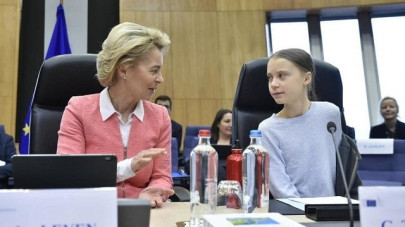eu unveils climate law as unsatisfied greta thunberg looks on eu unveils climate law as unsatisfied greta thunberg looks on