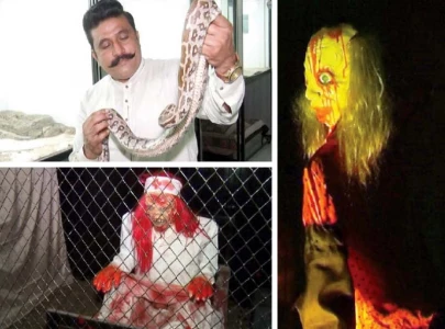 citizens throng new haunted house