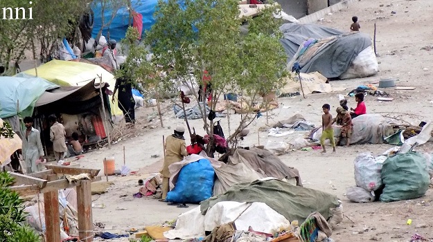 Slums affected by the rain. Photo by NNI