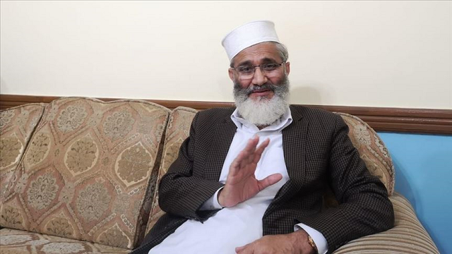 sirajul haq chief of jamaat e islami pakistan photo anadolu agency sirajul haq chief of jamaat e islami pakistan photo anadolu agency