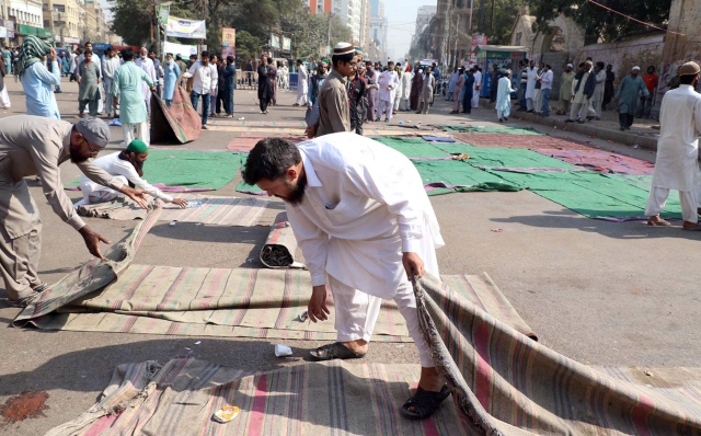 the protesters peacefully dispersed after federal law minister zahid hamid s resignation photo online