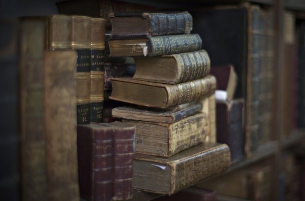 a reuters file photo showing used books sit on the shelf
