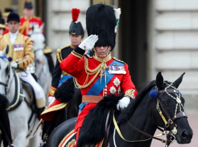 king charles attends trooping the colour in carriage amid cancer treatment