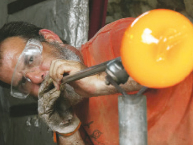 glass blowing is an art form that involves inflating molten glass into a bubble photo reuters glass blowing is an art form that involves inflating molten glass into a bubble photo reuters