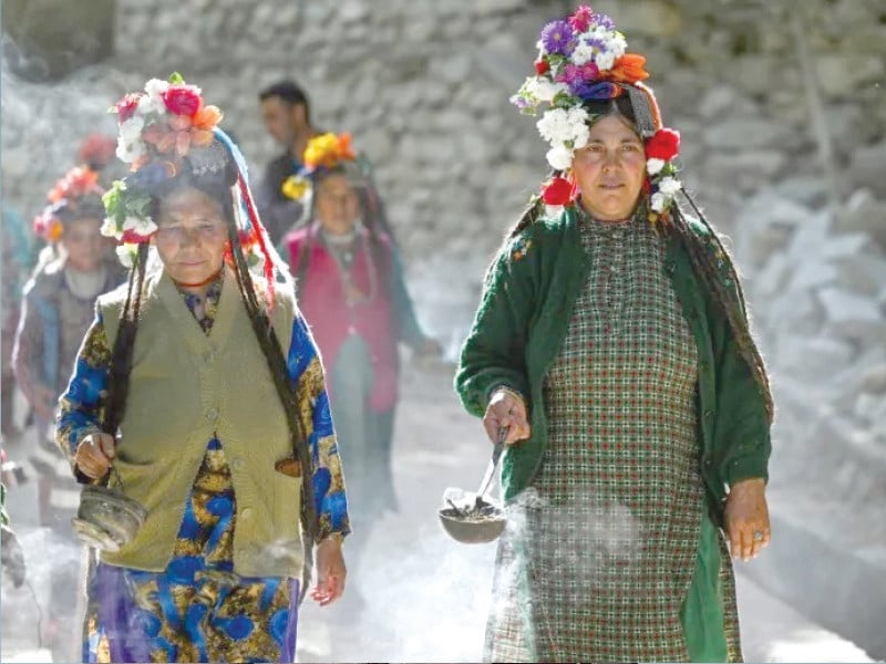 the brokpa people of ladakh have no written language and practise a culture of polygamy photo file
