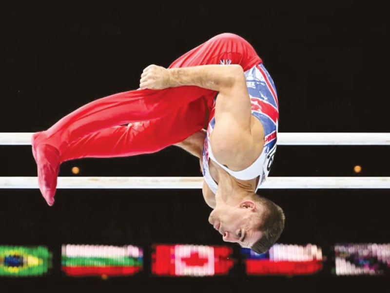 britain s max whitlock has his sights set on gymnastics success at the olympics photo afp