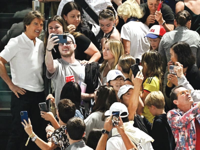 tom cruise was among the celebrities who proved to be a hit with spectators photo file
