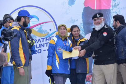 sohail wins first swat snow marathon race sohail wins first swat snow marathon race