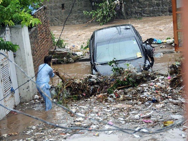 rains trigger landslide in kotli sattian
