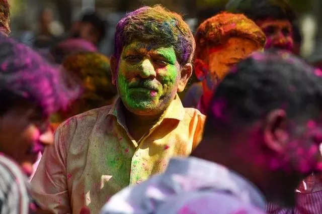 two day spring festival is a rowdy explosion of colour with people smearing each other s faces with bright colours photo reuters two day spring festival is a rowdy explosion of colour with people smearing each other s faces with bright colours photo reuters