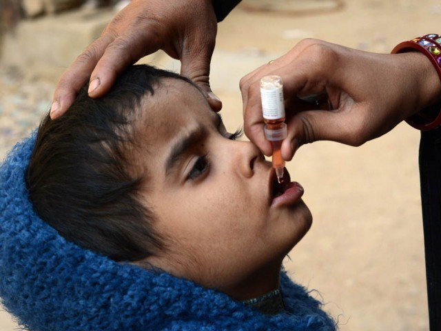 parents of the two year old boy had avoided administering vaccine in zhob say health officials photo afp file