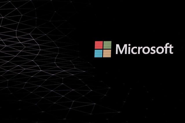 the microsoft logo is pictured ahead of the mobile world congress in barcelona spain february 24 2019 photo reuters the microsoft logo is pictured ahead of the mobile world congress in barcelona spain february 24 2019 photo reuters