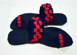 woman turns parachute thread into fashionable footwear woman turns parachute thread into fashionable footwear