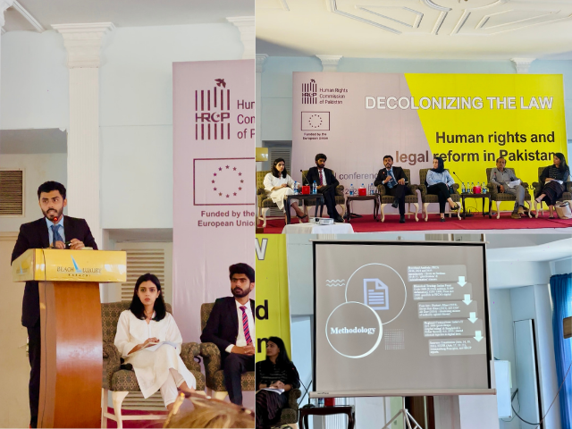Speakers deliver presentations on their research work at HRCP