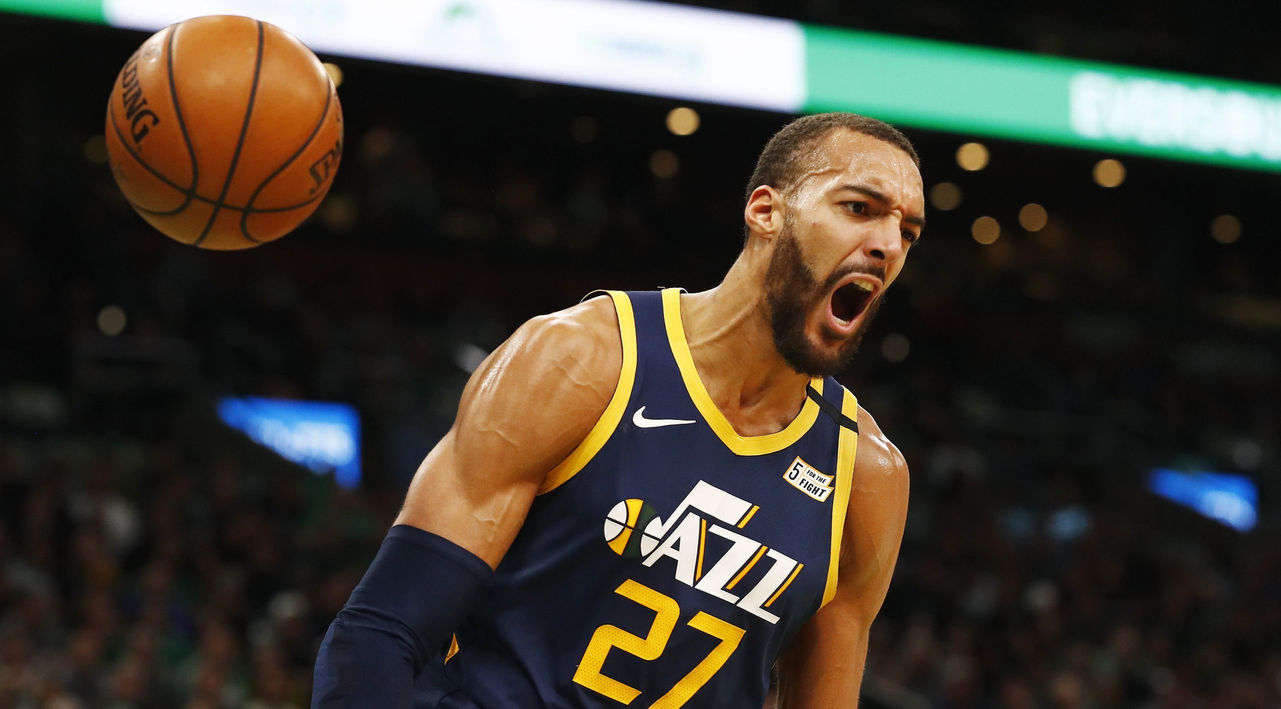 rudy gobert was the first domino that effectively shut down american sports photo afp