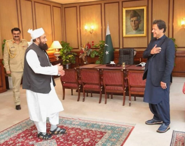 leading by example pm imran avoids handshake during meeting leading by example pm imran avoids handshake during meeting