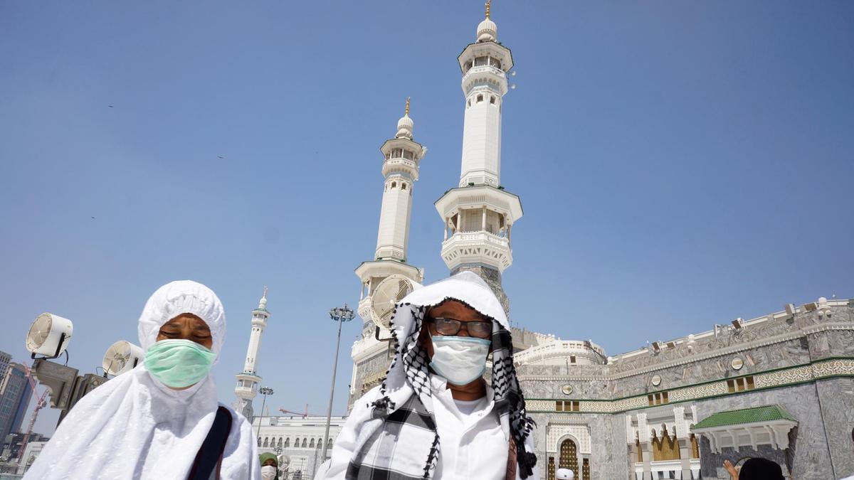 prayer will continue only at the two grand mosques in makkah and medina photo afp file