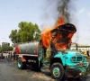 mob torches tanker after motorcyclist killed in road crash