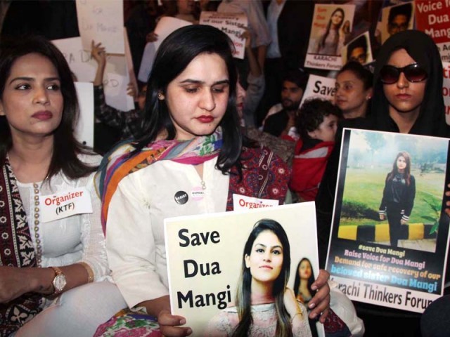 a former cop and four others had abducted the girls last year reveals karachi aig photo file