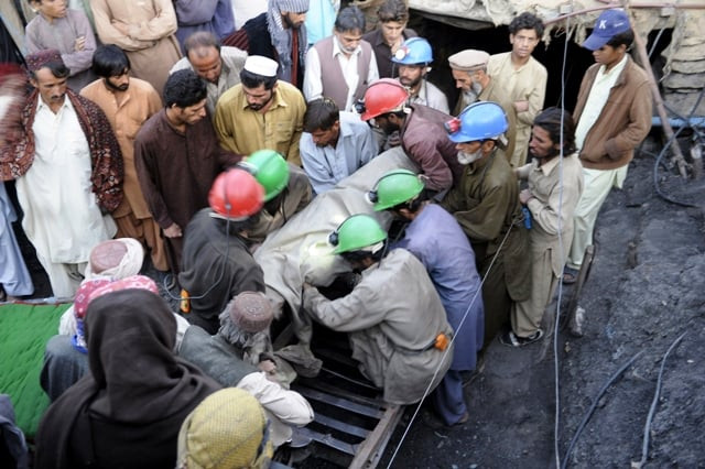 incident took place due to gas leakage which also injured four others says coal and mine federation official photo afp file