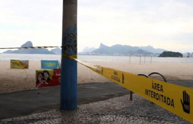 deserted beach in brazil photo reuters