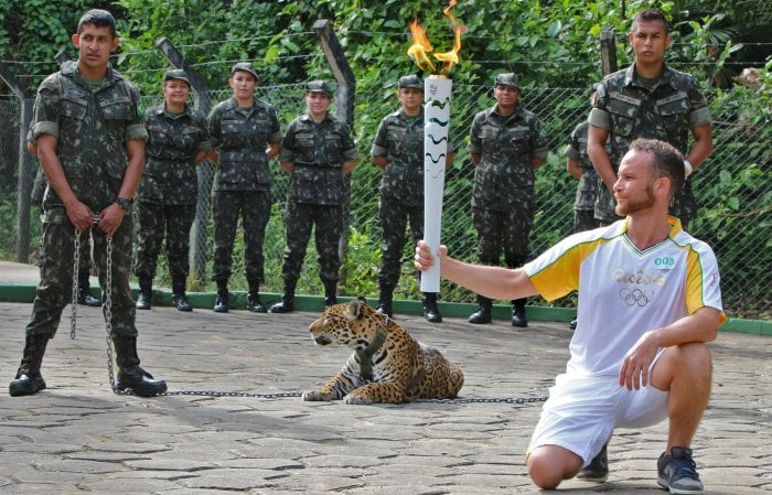 the legendary torch relay has had its fair share of mishaps photo afp