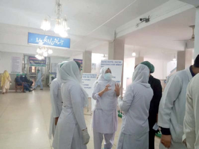 medical staff faces risk of coronavirus in multan