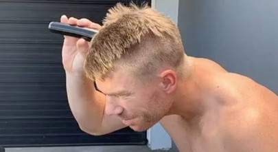 isolation chatter warner shaves head to show support towards medical staffers isolation chatter warner shaves head to show support towards medical staffers