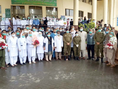 salute and homage section 144 breached as police visit hospitals