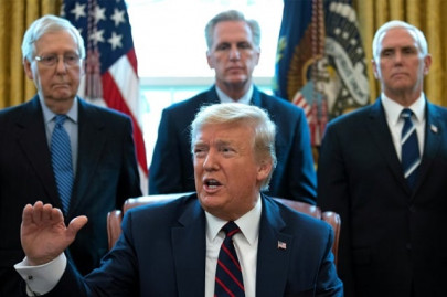 trump signs 2 trillion recovery plan as us virus cases skyrocket trump signs 2 trillion recovery plan as us virus cases skyrocket