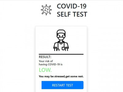 don t panic take online quiz to check your risk of contracting covid 19