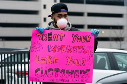 amazon workers strike as labor unrest grows during coronavirus crisis amazon workers strike as labor unrest grows during coronavirus crisis